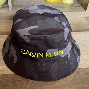 Black and Neon Yellow Bucket Hat